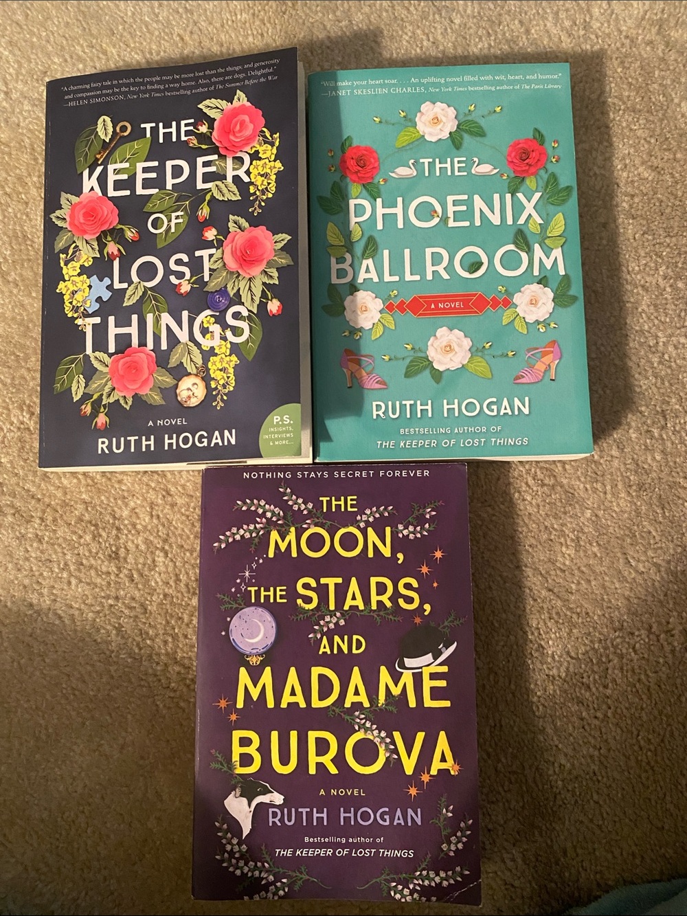 3 books by Ruth Hogan bundle